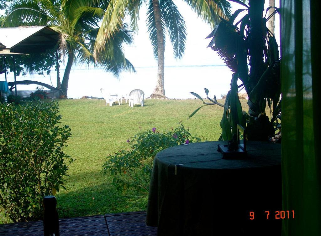 Tauhanihani Village Lodge La Vague Bleue Teahupoo Extérieur photo